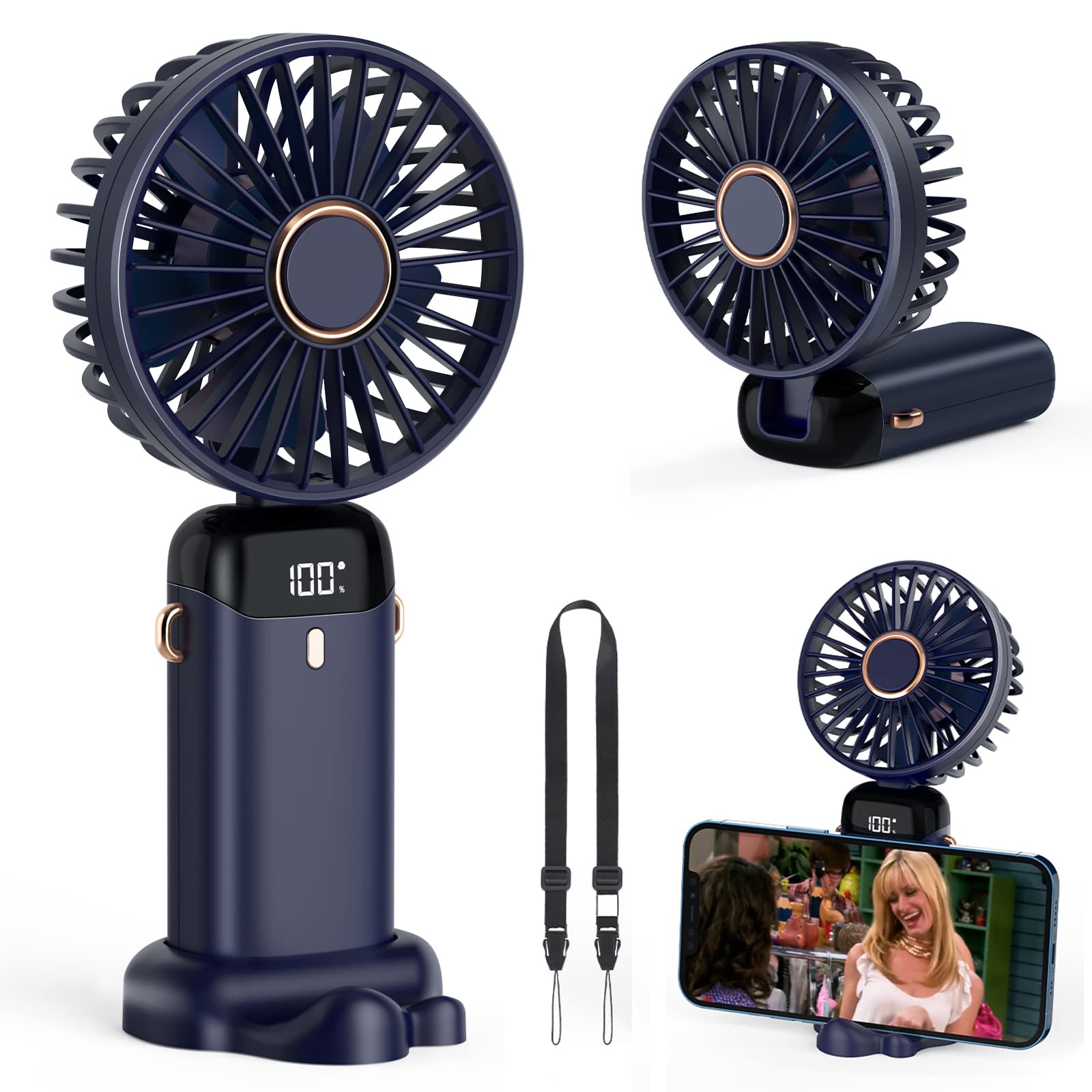 Portable Blender Usb Rechargeable - Elektrikli Fan taşınabilir klima Mini soğutucu