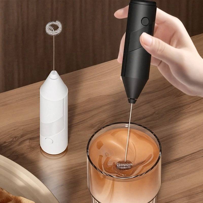Electric Milk Frother Handheld - 1 adet Şarj Edilebilir El Tipi