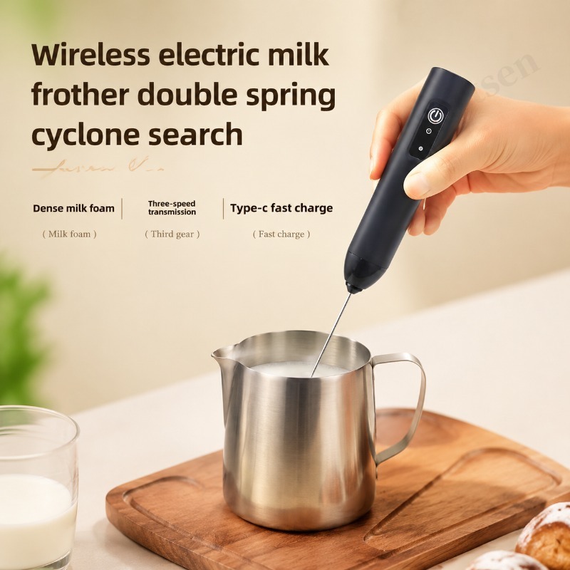 Electric Milk Frother Handheld - Elektrikli Kahve Köpürtücü 2'si 1 Arada