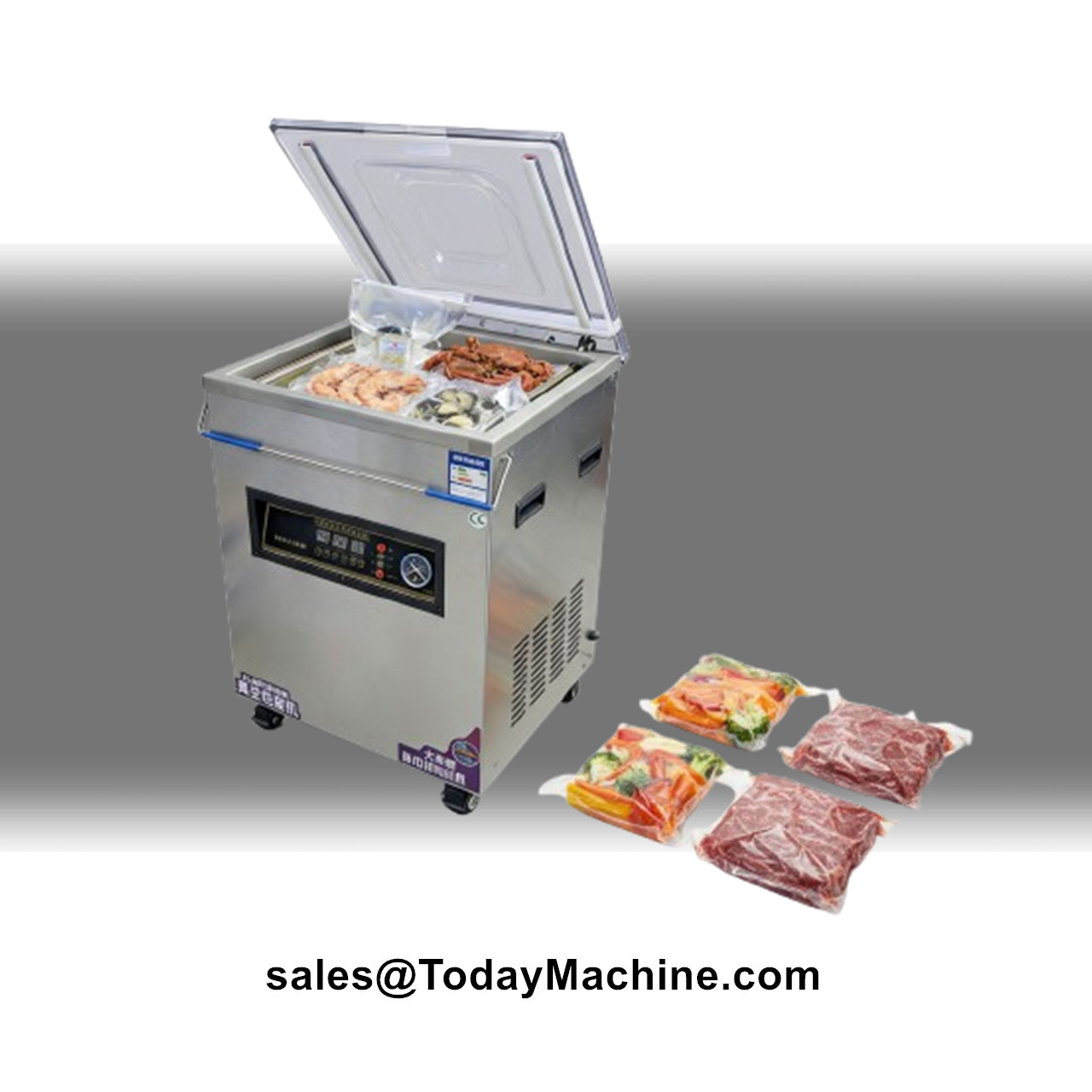 Food Vacuum Sealer Machine - Öğütülmüş Kahve İçin Dikey Tip, Dış