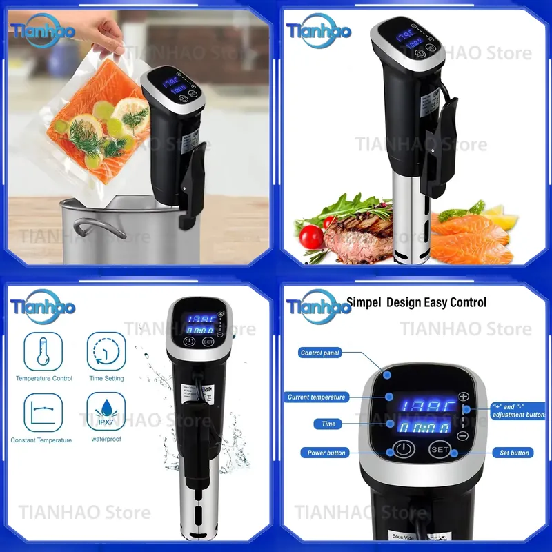 Digital Sous Vide Precision Cooker - IPX7 Su Geçirmez Sous Vide Hassas