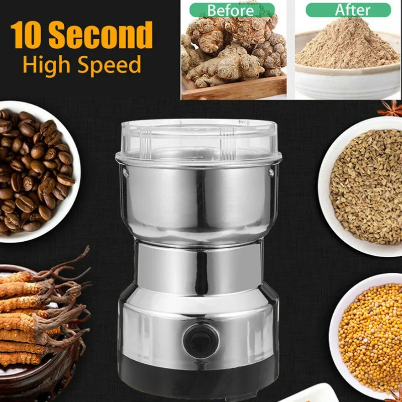 110V-220V Elektrikli Öğütücü E - Coffee Bean Grinder Electric incelemesi ve fiyatı