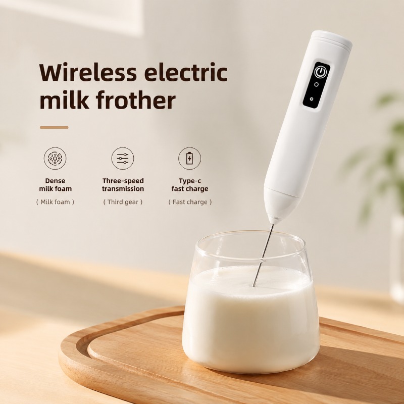 Elektrikli Süt Köpürtücü + Yum - Electric Milk Frother Handheld incelemesi ve fiyatı